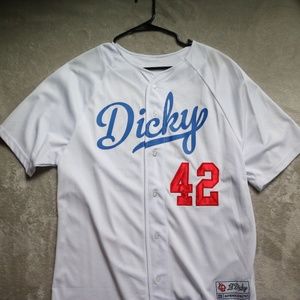 Lil Dicky #42 White Baseball Jersey